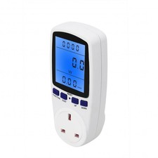 Electricity Power Consumption Meter Energy Monitor Watt Analyzer Kwh UK Plug-in
