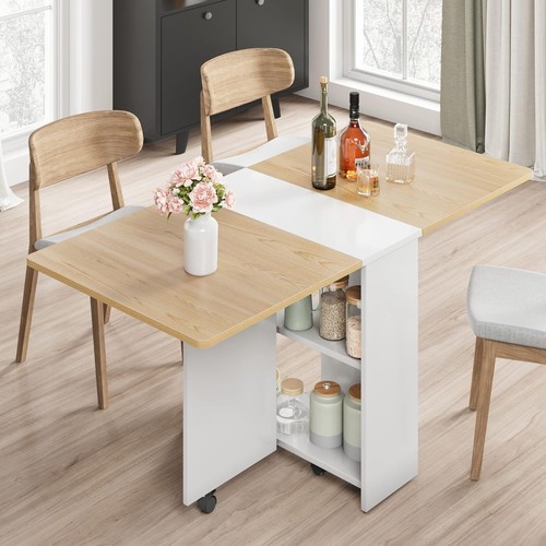 Folding dining table - table,, drop