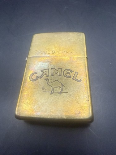 Vintage 1992 camel brass zippo - vintage,