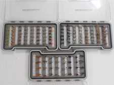 128 barbless flies box - barbless,
