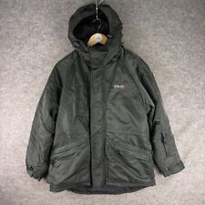 Vintage Schott Jacket Mens Small Green HollofIl Oversized Coat Detachable Hood