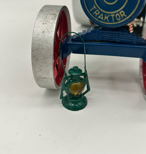 New green oil lamp - new,