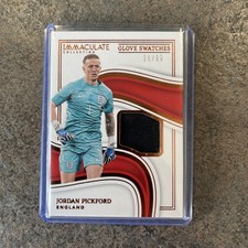 Jordan Pickford /99 Patch Matchworn Glove Panini Immaculate Collection 2023 Eng