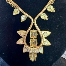 Stella & Dot Convertible Statement Necklace - Glowy Stones