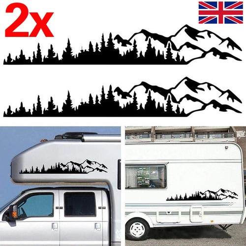 2pcs mountain range vinyl - 2pcs,