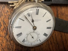 Antique John Forrest, , Pocket Watch, 1800s Silver, Chronometer Admiralty runnin