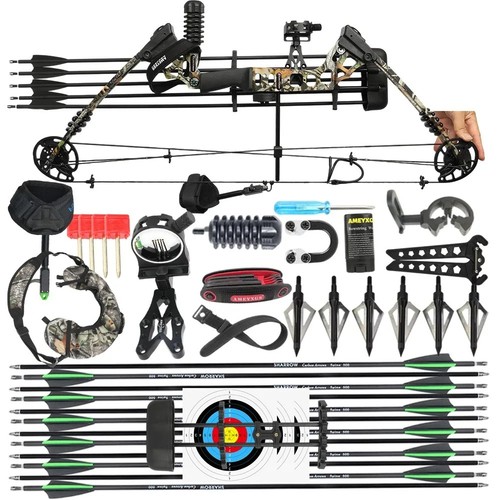 Archery compound bow - archery, set