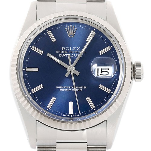 Rolex datejust 18k white gold - datejust,
