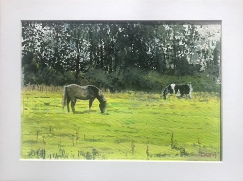 Horse painting original - painting,