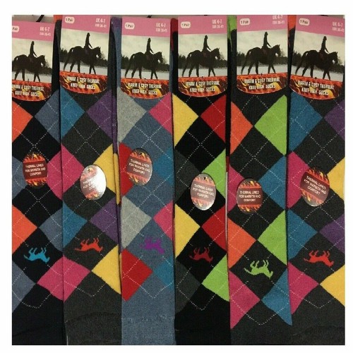Women winter argyle horse - women,