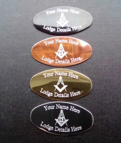 Engraved x 40mm masonic - 40mm,