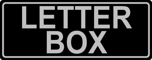 Parcel box letter - parcel, or