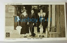 1930's Charlie Chaplin Red letter card postcard size " Charlie The perfect lady"