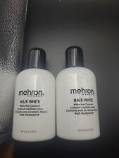 2 X Mehron Hair White