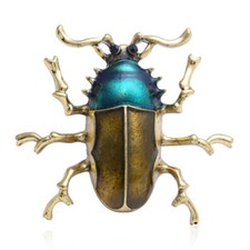 Art Deco Style Enamel Crystal