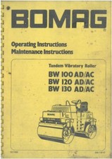Bomag Tandem Vibrating Roller