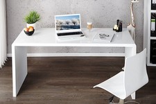 **Seconds** Enzo High Gloss White Office Desk