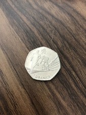 2012 Olympic 50p Coin -  Triathlon London 50 pence