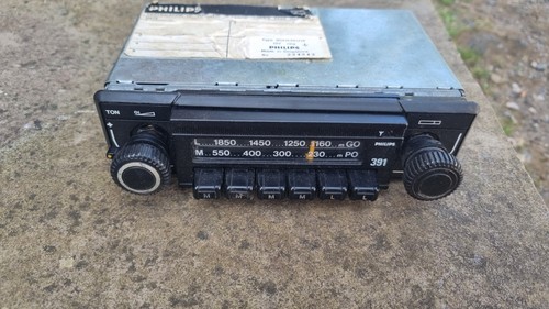 Retro philips car radio - retro,