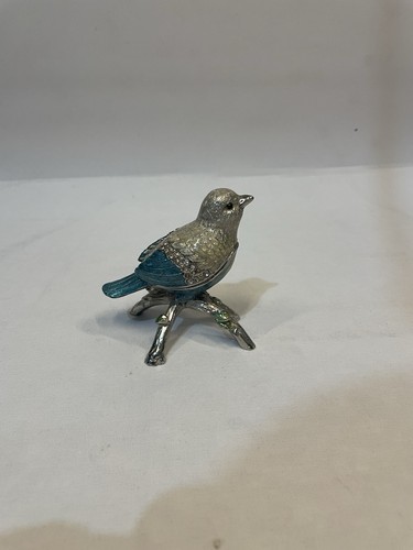 Jeweled bird trinket box - trinket,