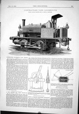 Old Print 1889 Contractor'S