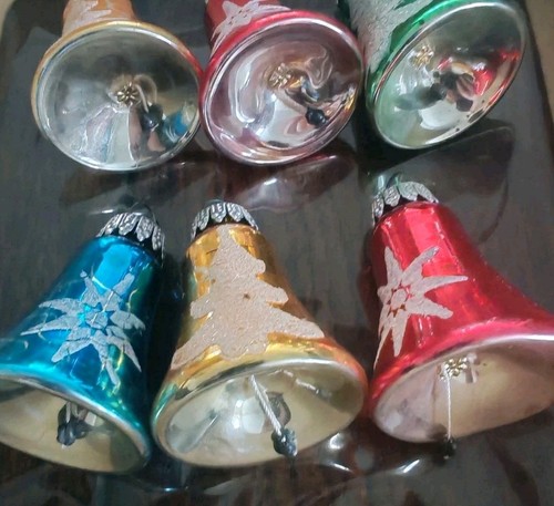 Vintage christmas bells - 6, x