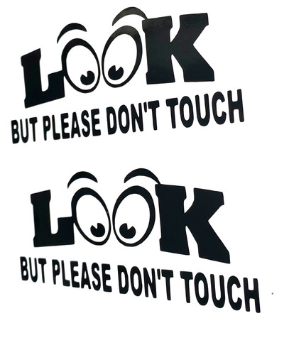 Look don touch decal vinyl - decal,