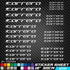 28x CARRERA Vinyl Decal