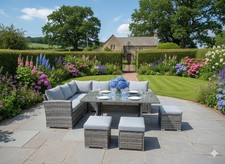 Myla 9 Seater Garden Rattan