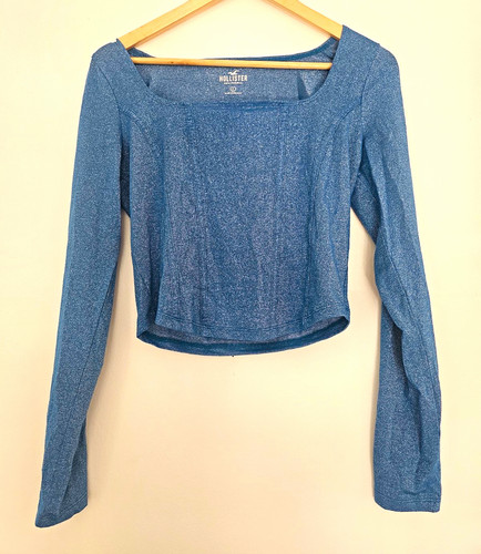 Hollister women blue solid - women’s,