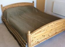 Thai Silk Bedcover Bedspead Black and Gold King Double Bed Size