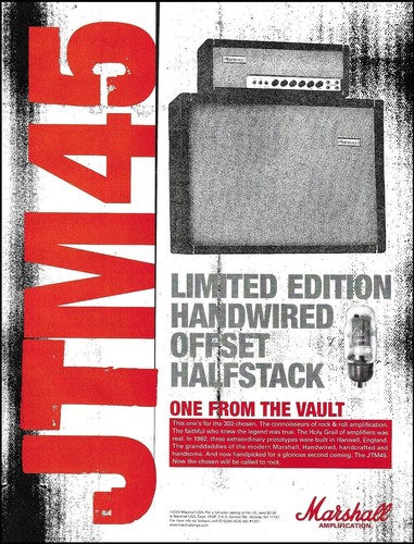 Marshall jtm ltd handwired - marshall, 45