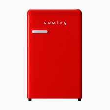 Cooing Retro Mini Fridge Small Medium Slim REF-S92 (Refrigerator Only)_4colors