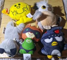 5x Soft Toys Job Lot, Nature Buddies Owl, McDonald's Chip Squirrel, Sunshine.