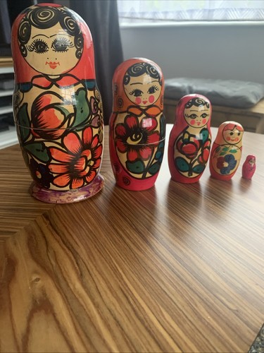 Russian nesting dolls 5pcs - russian,