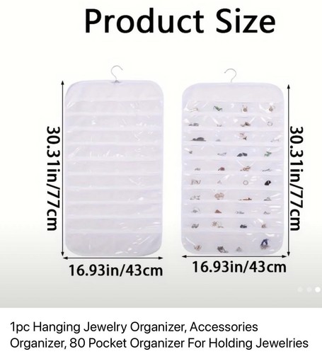 Jewellery hanging organizer - hanging, 80