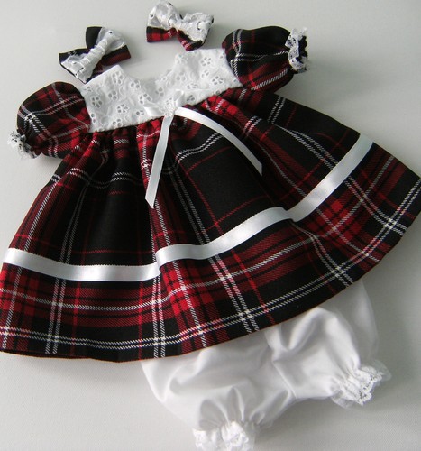Tartan dress hair - tartan, dress,
