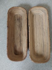 Vintage French Oval Bannetons Made From Cane