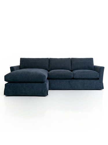 Sofa com bluebell left hand - bluebell, left-hand