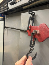 Mid-1800s antique steelyard