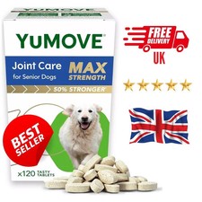 YuMOVE Senior Dog MAX Strength Joint Supplement Lintbells- 120 Tablets