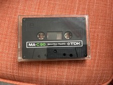 TDK MA-C90 Metal Bias VGC Blank Audio Cassette Tape No J-Card