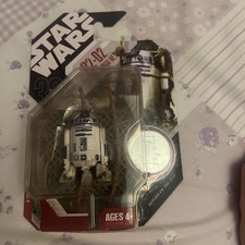 Star Wars R2-D2 With Cargo Net 30th Anniversary w silver coin NEW ON CARD