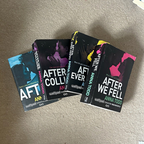 After series book paperback - after, 4-book
