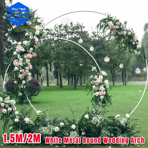 White round arch backdrop - arch,
