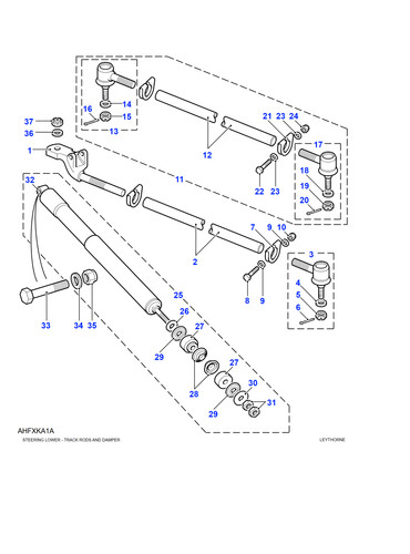 Land rover rubber washer range - rover,