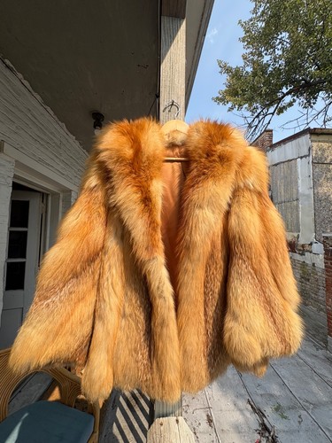 Vintage authentic red fox - authentic,