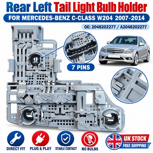 Rear left tail - left, light