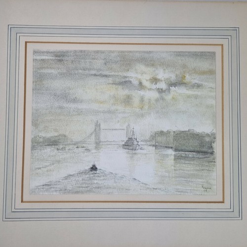 Wayne signed watercolour - r,