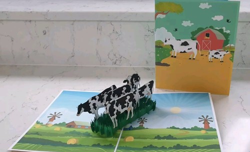 Pop dairy cows - 3d, up